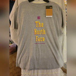 The North Face Heather Grey XXL Short Sleeve Tee